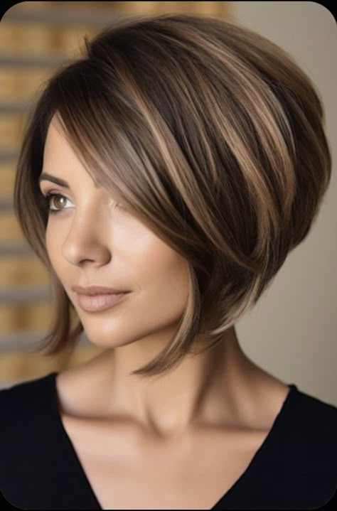 Feathered Bangs, Short Brown Hair, Chin Length Hair, Bob Haircut For Fine Hair, Haircuts For Medium Hair, Hair Color And Cut, Cute Hairstyles For Short Hair, Haircuts For Fine Hair, Short Hair Haircuts