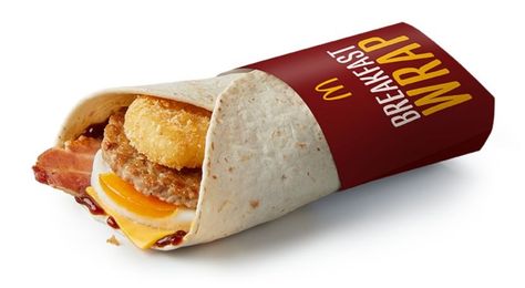 Breakfast Wrap with Brown Sauce Mcdonalds Breakfast Menu, Breakfast Wrap, Chicken Pie Recipe, Mcdonald Menu, Mcdonalds Breakfast, Tray Bake Recipes, Breakfast Bagel, Breakfast Wraps, Brown Sauce