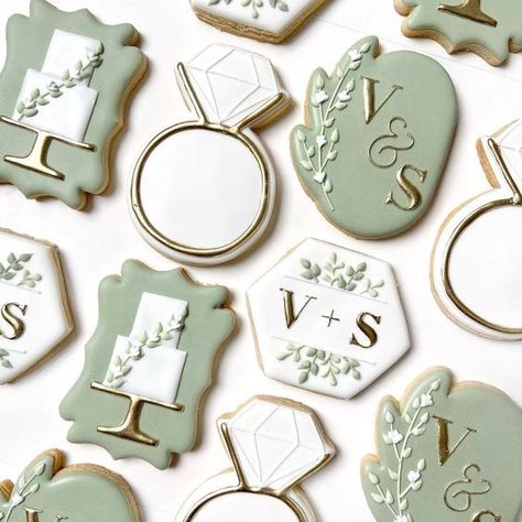 Wedding Cookies Decorated, Handmade Cookies, Wedding Shower Cookies, Anniversary Cookies, Engagement Cookies, Bridal Cookies, Wedding Cake Cookies, Instagram Posting, Cookie Decorating Party