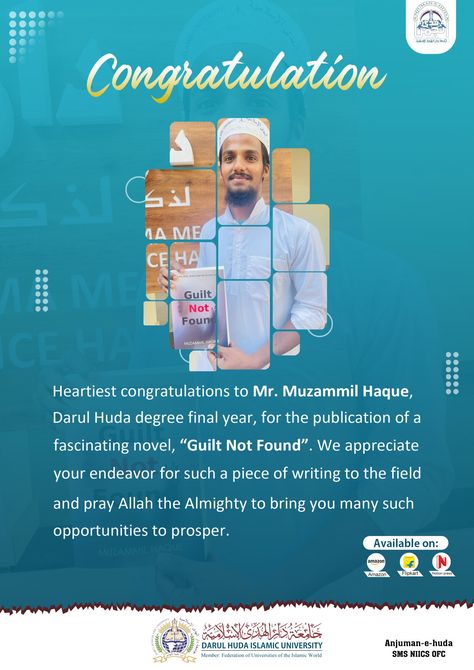 Congrats poster design. Congrats Poster Design, Congrats Poster, Pray Allah, Hearty Congratulations, Islamic World, Poster Design, Quick Saves, Design