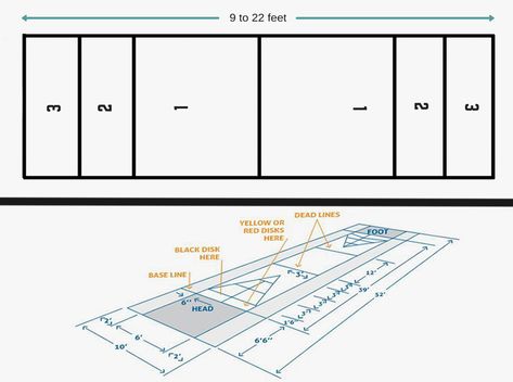 Shuffleboard Table Dimensions: Compact and Standard Sizes Explained Air Hockey Tables, Shuffleboard Tables, Shuffleboard Table, Air Hockey, Set It Up, Long Table, Take Apart, Table Dimensions, Rec Room