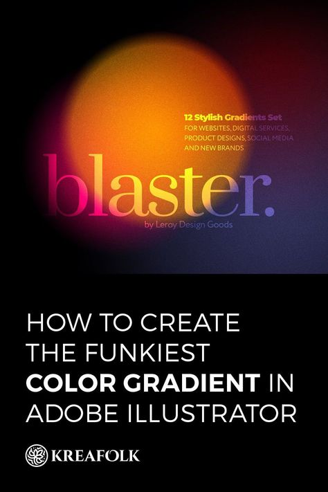 Does your artwork need more excitement? Let's try using color gradient! Here's a guide of how you can create & apply the pigment with Adobe Illustrator. Gradient Illustrator Tutorial, Adobe Illustrator Ideas, Illustrator Gradient, Adobe Illustrator Artwork, Gradient Tutorial, Gradient Graphic Design, Gradient Artwork, Illustrator Hacks, Gradient Illustration