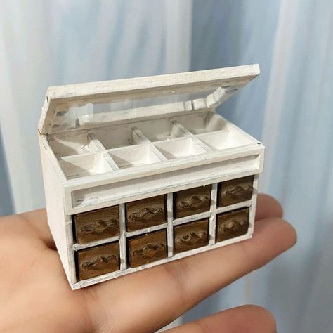 Doll House 1/12 Scale Dollhouse Miniatures Furniture Unfinished Specimen Cabinet | eBay Displaying Miniature Collections, Miniatures 1:12, Dollar Tree Dollhouse, Specimen Cabinet, Miniature Closet, Dollhouse Cabinet, Wood Dollhouse, Barbie House Furniture, Modern Dollhouse Furniture