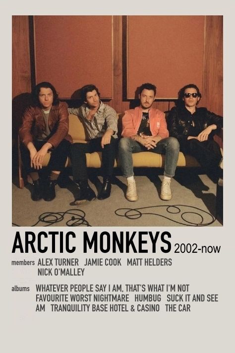 Arctic Monkeys Polaroid Poster, Arctic Monkeys Polaroid, Arctic Monkeys Album Cover, The Arctic Monkeys, Arctic Monkeys Wallpaper, Matt Helders, Monkey Wall, Monkeys Band, Monkey Wallpaper