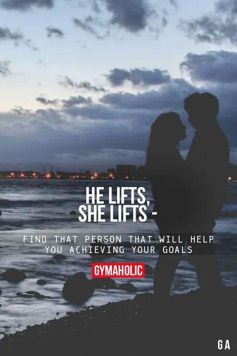 Gym Couple Goals Quotes, New Boyfriend Quotes, Bullet Crafts, Gym Couple, Fb Quote, Fitness Shirts, Together Quotes, Fit Couple, Fitness App