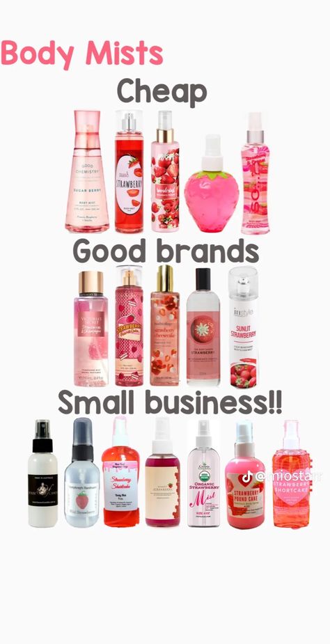 Affordable Smell Good Products, How To Smell Like Strawberries Affordable, How To Smell Like Strawberry Milk, How To Smell Like Strawberry Shortcake, Cherry Smell Products, Pov You Smell Like Strawberry, Smell Like Strawberries And Vanilla, How To Smell Like Strawberries All Day, How To Smell Like Raspberry