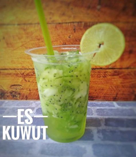 Es Timun Serut Selasih, Es Timun Serut, Es Kuwut Timun, Buah Melon, Air Kelapa, Mojito, Healthy Drinks, Melon, Snacks