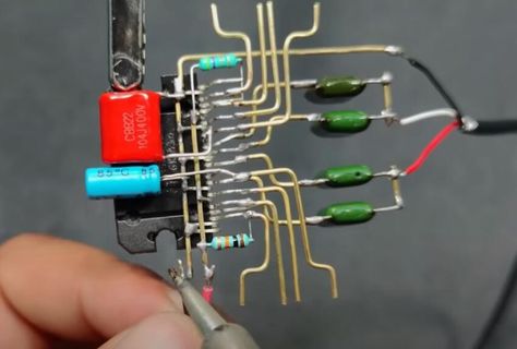 160 watt Audio Amplifier Circuit With TDA 7388 Tda7388 Amplifier Circuit, Audio Amplifier, Electronic Components, Circuit, Audio, Led