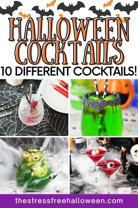 Unleash the spooky spirit with this chilling collection of Halloween cocktails. Get into the haunted happy hour mood with these ghoulishly delicious drink recipes that will add a wicked twist to your seasonal celebrations. Halloween Happy Hour Ideas, Halloween Happy Hour, Halloween Cocktail, Delicious Drink Recipes, Halloween Cocktails, Halloween Drinks, Happy Hours, Halloween Food, Seasonal Celebration