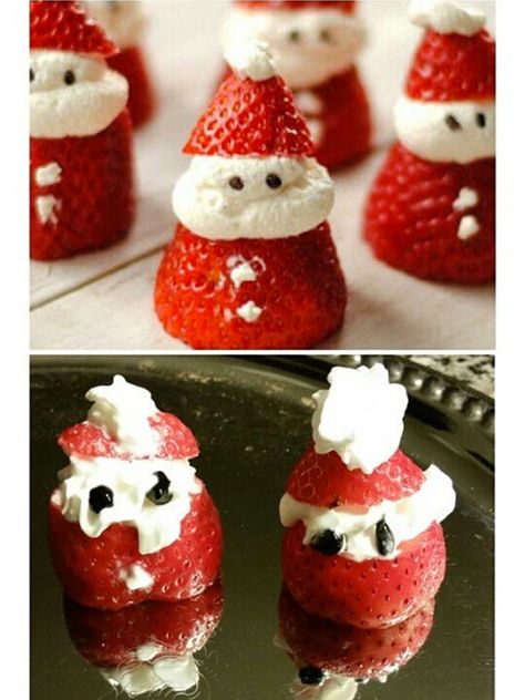 Pinterest Fail Food Photos That Make the Holidays Bright | PEOPLE.com Strawberry Santas, Cooking Fails, Pinterest Fail, Pinterest Food, Food Fails, How To Cook Zucchini, Frozen Cookies, Cookie Kit, How To Cook Ham