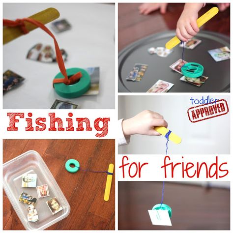 Toddler Approved!: The ABC's of Toddler Activities {F through J} Friendship Activities Preschool, Homemade Games, Preschool Friendship, Esl Preschool, Friendship Lessons, Tongue Depressor, Friendship Theme, Quiet Games, Friendship Activities