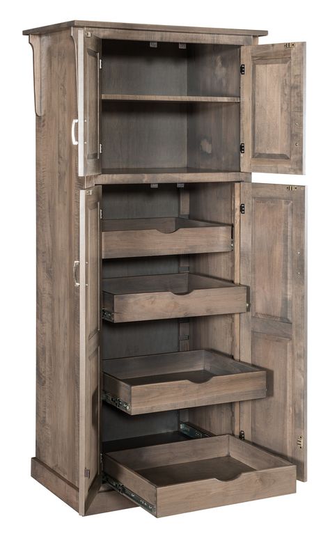 Open shelf pantry