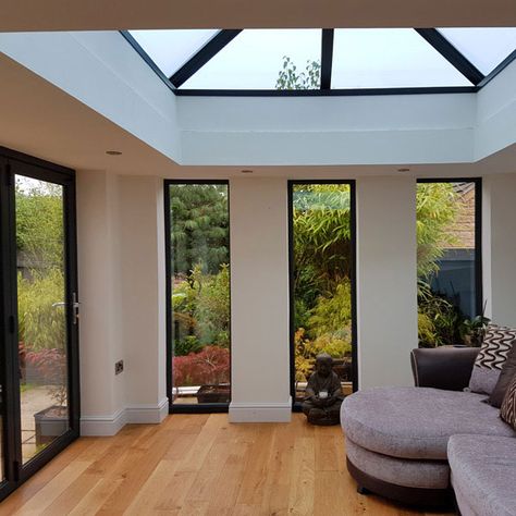 dddd Roof Lanterns, Kitchen Orangery, Bifolding Doors, Orangery Extension, Bungalow Extensions, Diner Ideas, Flat Roof Extension, Kitchen Diner Extension, Garden Room Extensions