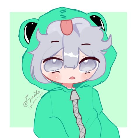 Cute Aesthetic Frog Hooded Chibi (Original) Onesie Drawing, Cute Aesthetic Frog, Hood Sketch, Frog Onesie, Chibi Bases, Chibi Base, Aesthetic Frog, Oc Drawings, Cat Hoodie