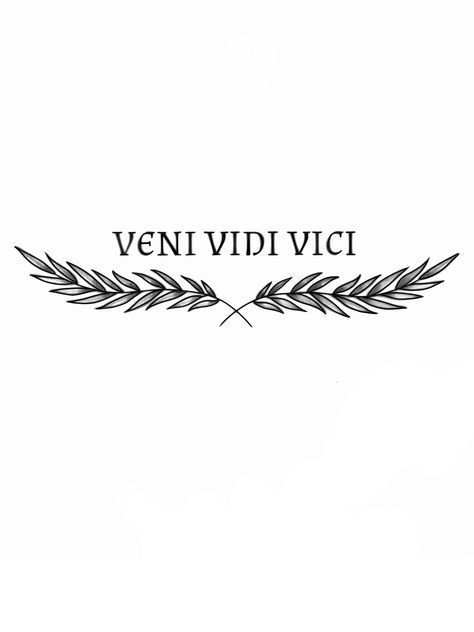 Chest Tattoo Roman Numerals, Invictus Tattoo, Veni Vidi Vici Tattoo, Musician Tattoo, Wallpaper Facebook, Roman Tattoo, Ma Tattoo, Minimalist Tattoo Ideas, Armband Tattoo Design