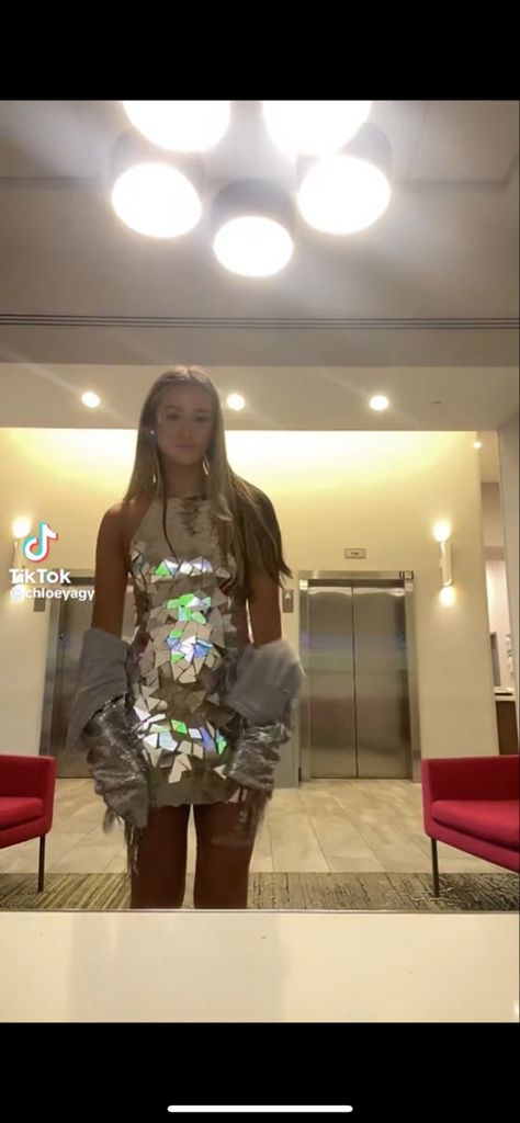 Disco Ball Theme, Disco Ball Dress, Themed Prom Dresses, Taylor Swift Costume, Mama Mia, 16th Birthday Party, 16th Birthday, Sweet Sixteen, Disco Ball