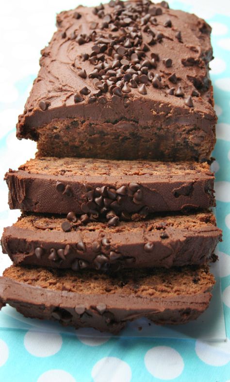 Triple Chocolate Pound Cake: Oh. My. GOODNESS!! This cake & frosting is better than wonderful! whoo! Chocolate Pound Cake, Yummy Deserts, Pumpkin Recipe, Sliced Bread, Delicious Cakes, Fall Food, Baked Goodies, Triple Chocolate, Pound Cake Recipes