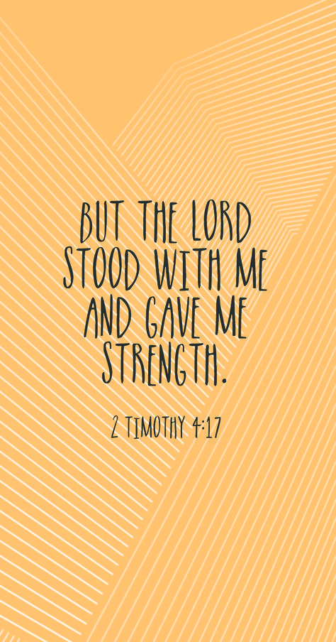 "But the Lord stood with me and gave me strength." - 2 Timothy 4:17 2 Timothy 4 17, Birth Quotes, Interesting Things To Do, The Apostle Paul, Women's Conference, Apostle Paul, Do Not Worry, Birth Affirmations, 2 Timothy