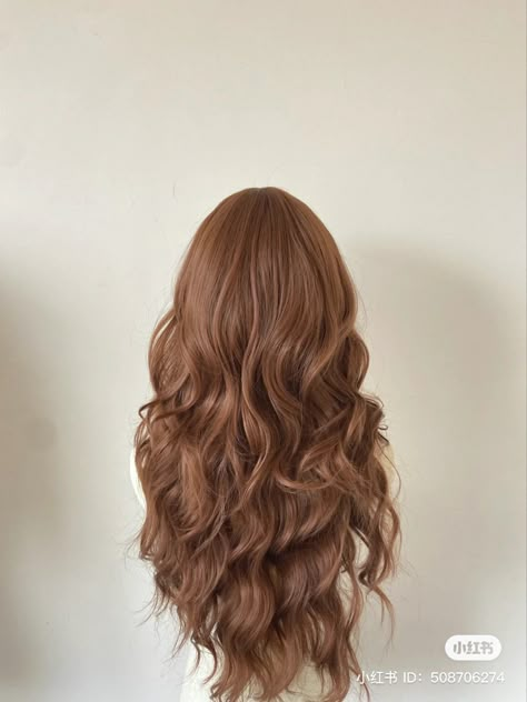 Hair Color For Brown Skin Tone, Light Brown Aesthetic Hair, Elegant Hair Color Ideas, Types Of Brown Hair Color Shades, Maple Brown Hair Color Korean, Cool Undertones Hair Color, Almond Hair Color, Milk Brown Hair, Light Brown Korean Hair Color