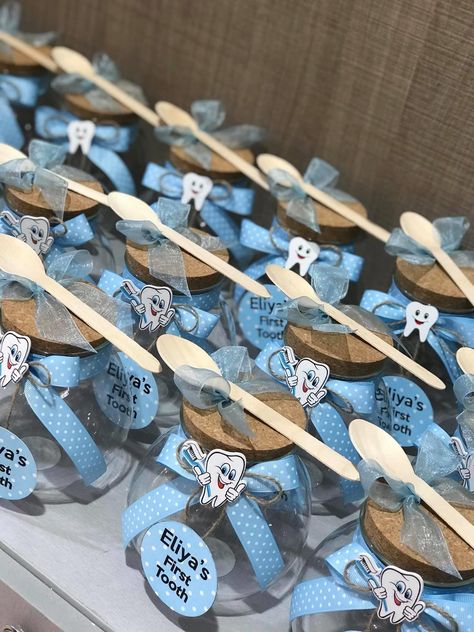 1st Tooth Party Ideas, Baby First Tooth Party Ideas, First Tooth Decoration Ideas, Tooth Party Ideas, Tooth Party, Baby Souvenir, Baby Event, Baby Boy Room Decor, Baby Box