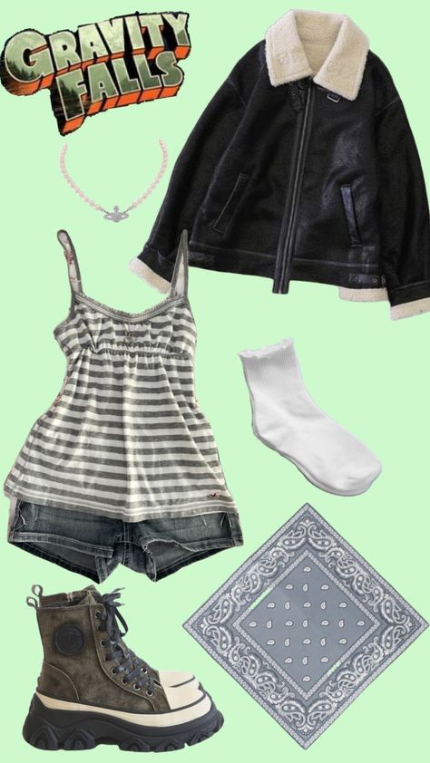 gravity falls fit Gravity Falls Aesthetic Outfit, Gravity Falls Outfit Ideas, Gravity Falls Inspired Outfits, Gravity Falls Outfit, Gravity Falls Style, Fall Aesthetic Outfit, Fall Lookbook, Fall Fit, School Fits