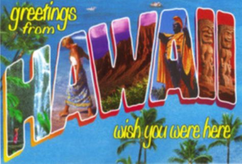 So You Need to Tell Your Family You Eloped…Good Thing it’s Christmas! Hawaii Postcard, Wedding Sites, Hawaiian Luau Party, I'm Yours, Vintage Aloha, Scary Mommy, In Memory Of Dad, Big Letters, Vintage Hawaii