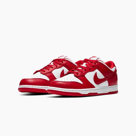 Nike Dunk Low "University Red" Sneaker Release | Drops | HYPEBEAST Nike Dunk Low University Red, High Air Force 1, Nike Dunk Low Sp, Nike Snkrs, Yeezy Sneakers, Nike Models, Adidas Spezial, Exclusive Sneakers, Youth Shoes