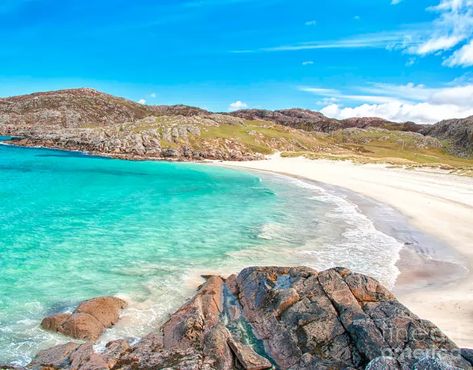 Achmelvich Beach | North Coast 500 Information | NC500 Pods Nc500 Scotland, North Coast 500 Scotland, Achmelvich Beach, Scotland Photos, North Coast 500, Road Trip Places, Hidden Beach, Beaches In The World, Best Beaches