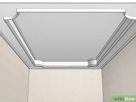 3 Easy Ways to Raise a Ceiling - wikiHow Entryway Ceiling Ideas, Ceiling Update, Raised Ceiling, Wfh Office, Humble House, Attic Bedroom Designs, Support Beams, Attic Space, Ceiling Treatments