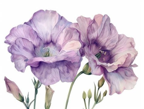 Lisianthus colorful flower watercolor isolated on white background stock photo Nature Images, Colorful Flowers, Watercolor Flowers, White Background, Florist, Photo Image, Stock Photos, Flowers, Color