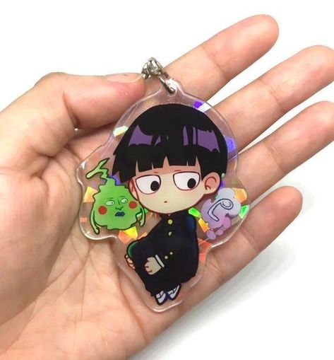 Shigeo Kageyama, Cute Journals, Artist Alley, Anime Accessories, Keychain Charm, Anime Merchandise, Valentine Special, Cute Keychain, Acrylic Charms