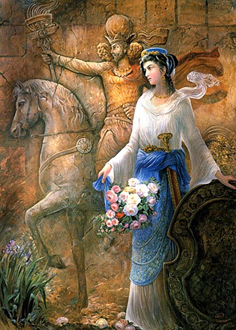 Iran Politics Club: Persian Warrior Queens, Princesses, Commanders 2 – Ahreeman X Ancient Persian Art, Persian Princess, Persian Warrior, Cyrus The Great, Persian Women, Persian Art Painting, Ancient Persia, Persian Miniature, Persian Empire