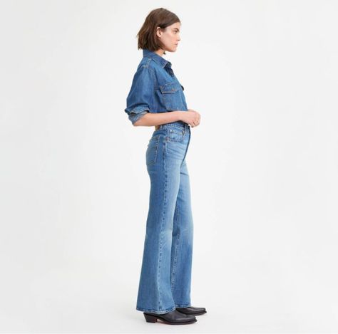 Levi's Ribcage, Levis Ribcage, Tapered Pants, Rib Cage, Flare Pants, Straight Jeans, Bell Bottom Jeans, Flare Jeans, Vintage Collection