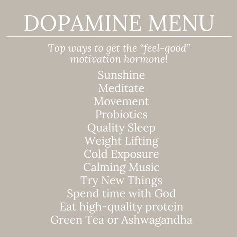 Dopamine gives you feelings of pleasure, satisfaction & motivation. It also has a role to play in controlling memory, mood, sleep, learning, concentration, movement and other body functions.  What way do you want to increase your dopamine this week?? Let us know in the comments! Increasing Dopamine, Ways To Increase Dopamine, Therapist Tips, Dopamine Detox, Increase Dopamine, Body Functions, Choice Board, Simple Way, Stuff To Do