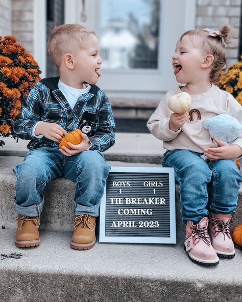 Third Sibling Announcement, Baby Announcing Ideas 3rd Child, Tie Breaker Gender Reveal Ideas, Easter Pregnancy Announcement Baby Number 3, Pregnancy 3 Announcement Ideas, Pregnancy Announcement Photos 3rd Child, Easter Baby Announcement Sibling, Baby 3 Announcement Ideas, Third Baby Announcement To Husband