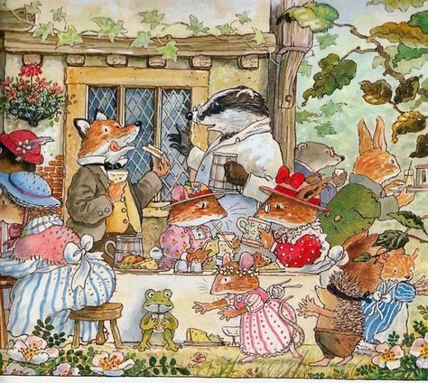 Foxwood Tales by Cynthia and Brian Paterson: Community Picture, Beatrix Potter Illustrations, Storybook Art, Whimsical Illustration, Beatrix Potter, Childrens Illustrations, Childrens Art, Watercolor Animals, Children's Book Illustration