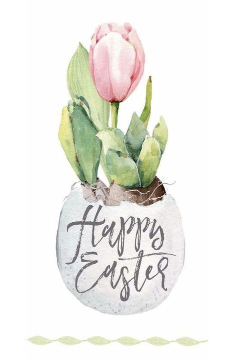 Hand Painted Easter Cards, Easter Watercolor Cards Ideas, Easter Card Watercolor, Easter Watercolor Paintings, Easter Watercolor Paintings Easy, Watercolour Easter Cards, Easter Watercolor Cards, Easter Watercolors, Watercolor Easter Cards