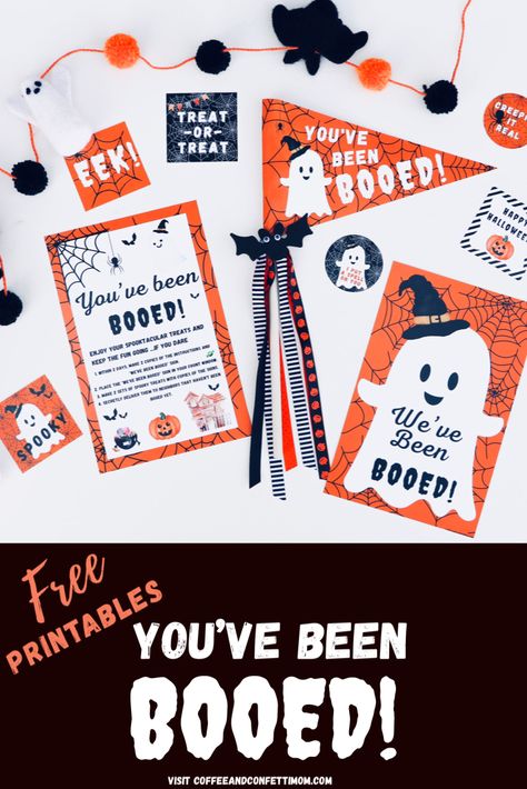 Booed Basket Ideas, Movie Night Basket, Boo Basket Ideas, Been Booed, Boo Gift, Boo Baskets, You've Been Booed, Halloween Gift Baskets, Halloween Costumes To Make