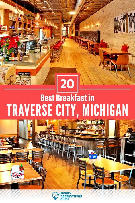 Want to see the places to go for the best breakfast in Traverse City, MI? We’re FamilyDestinationsGuide, and we’re here to help: From cute cafes to incredible restaurants, to local foodie spots and hidden gems, discover the BEST Traverse City breakfast spots - so you get memories that last a lifetime! #traversecity #traversecitybreakfast #traversecitybreakfastrestaurants #placestoeattraversecity Traverse City Aesthetic, Traverse City Michigan Winter, Traverse City Wineries Map, Traverse City Michigan Restaurants, Traverse City Restaurants, Michigan Travel Destinations, Breakfast Places, Breakfast Restaurants, Traverse City Michigan