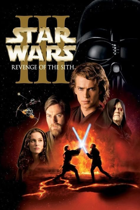 Star Wars Episode 3, Anakin Vader, Star Wars Background, Revenge Of The Sith, Star Trek Star Wars, Star Wars Movies, The Sith, Adventure Movies, Hayden Christensen