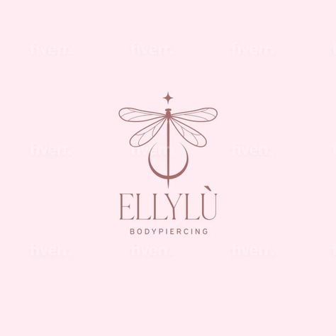 Shape Graphic Design, Fly Illustration, Wind Logo, Quality Logo Design, Dragonfly Logo, Luxury Company, Jewelry Website Design, Girl Salon, Silhouette Girl