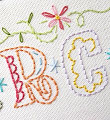 alphabet embroidery pattern Sublime Stitching, Alphabet Embroidery, Stitching Embroidery, Embroidery Letters, Hand Embroidery Stitches, Hand Embroidery Patterns, Embroidery Inspiration, Diy Embroidery, Embroidery And Stitching