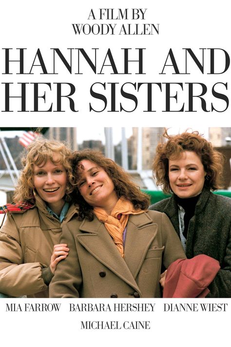 Best Thanksgiving Movies, Hannah And Her Sisters, Sisters Movie, Dianne Wiest, Woody Allen Movies, Mia Farrow, Woody Allen, Carrie Fisher, Movie Soundtracks