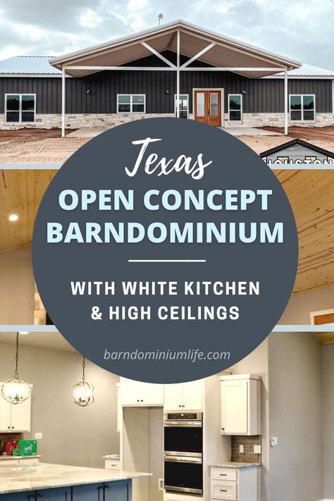 Barndominium Kitchen Layout, Barndominium Great Room Ideas, Barndominium Kitchen Open Concept, Barndominium Interior Open Floor, Open Concept Barndominium, The Scott Family, Kitchen Barndominium, Gorgeous White Kitchen, Home Building Plans