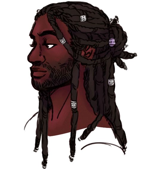 Afro Hair Drawing, Hair Sketch, Black Men Hairstyles, Dread Hairstyles, Black Characters, Arte Sketchbook, Black Love Art, Character Poses, Art Prompts