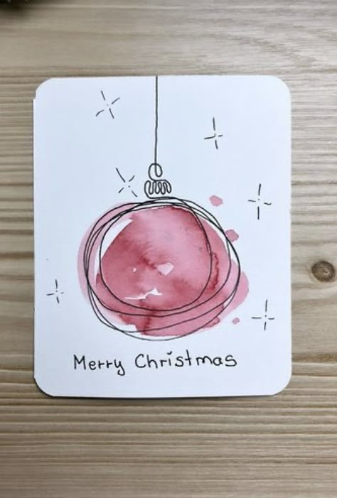 Ideas For Homemade Christmas Cards, Christmas Cards Christmas Tree, Paint Your Own Christmas Cards, Diy Christmas Cards Handmade Vintage, Christmascards Selfmade, Cute Things To Craft, Christmas Cards Tutorials, Christmas Cards Tree, Christmas Tree Gift Card