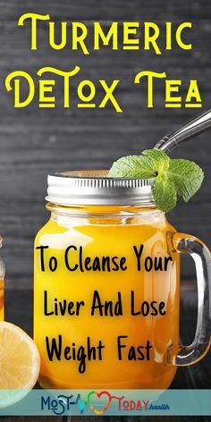 Powerful Turmeric Detox Tea To Cleanse Your Liver Lose Weight Fast Turmeric Detox Tea, Detox Liver, Cleanse Your Liver, Turmeric Health, Baking Soda Beauty Uses, Natural Colon Cleanse, Easy Detox, Detoxify Your Body, Liver Detox