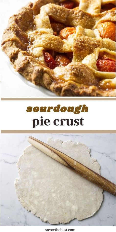 Our easy sourdough discard pie crust recipe is the perfect way to put that discard to delicious use, creating a beautifully flaky foundation for your favorite pies and tarts. Transform your sourdough starter discard into a tender, buttery crust that adds a unique twist with its subtle tang and unbeatable texture. Sourdough Pie Crust Recipe, Savory Pie Recipes, Sourdough Pie Crust, Decorative Pie Crust, Pie Crust Uses, Pies And Tarts, Strawberry Pop Tart, Savory Pies Recipes, Gluten Free Pie Crust