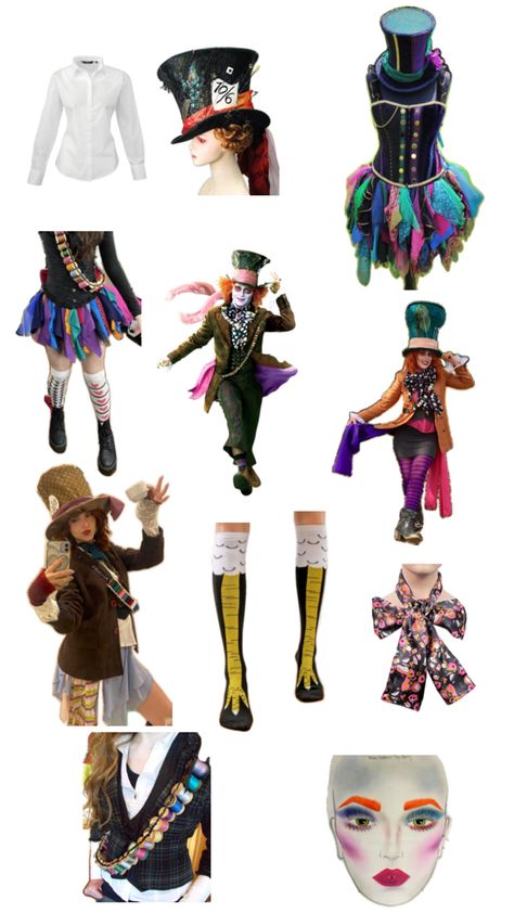 Cute Mad Hatter Costume, Mad Hatter Female, Mad Hatter Costume Female, Halloween Mad Hatter, Mad Hatter Outfit, Hatter Costume, Female Costume, Mad Hatter Costume, Halloween Coustumes