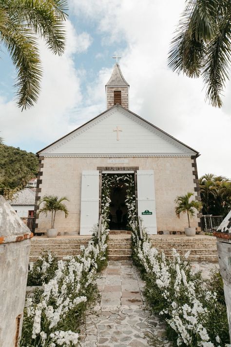 Beach Wedding Inspo, Devon Windsor, Reception Design, Victorias Secret Models, Chapel Wedding, Church Wedding, Place Of Worship, Island Weddings, Bold Color